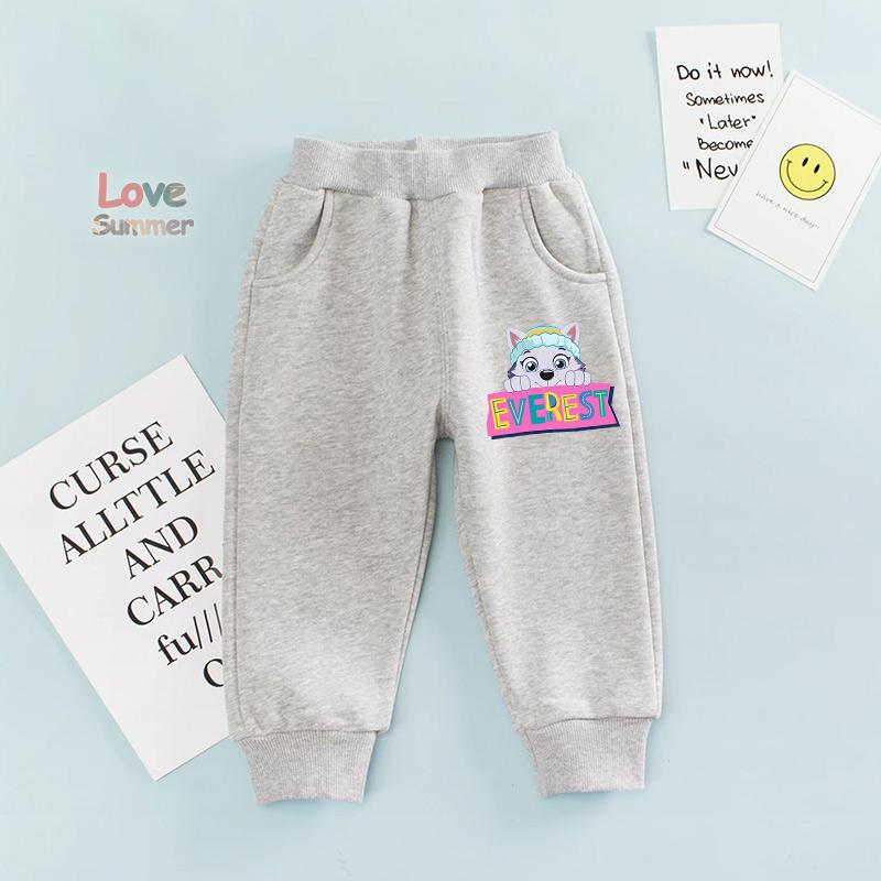 Skye Everest Girls Trousers Paw Patrol Casual New Little Girls Sweatpants Print for Girls Casual Sports Long Pants Outdoor Warm Long Pants,for Outdoor