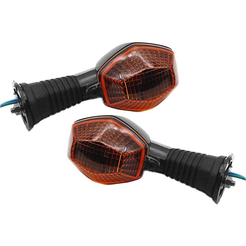 1 Pair Yellow Lens Motorcycle Turn Signal Light Lamp Indicator Fit for Suzuki GSF 650N/S 1200S 1250S Bandit GSX 650F 1250FA