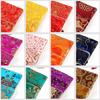 Chinese Brocade Jewelry Storage Bag Handmade Silk Embroidery Padded Small Zipper Tassel Jewelry Organizer Pouch Satin Gift Bag