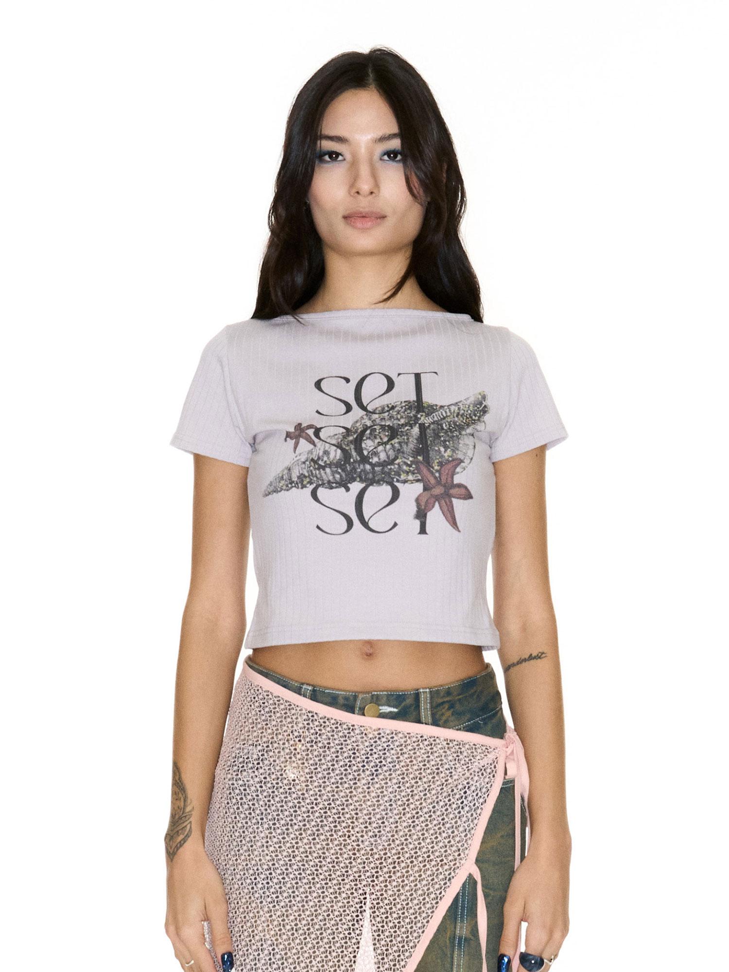 Cecese Conch T-Shirt Cocoa/Free