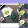 Stylish Boys Summer Outfit Set 2024 Cool Comfortable Short Sleeve Clothing For Kids