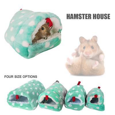 Pet Bed House Hamster Hedgehog Warm Small Bed House Cage