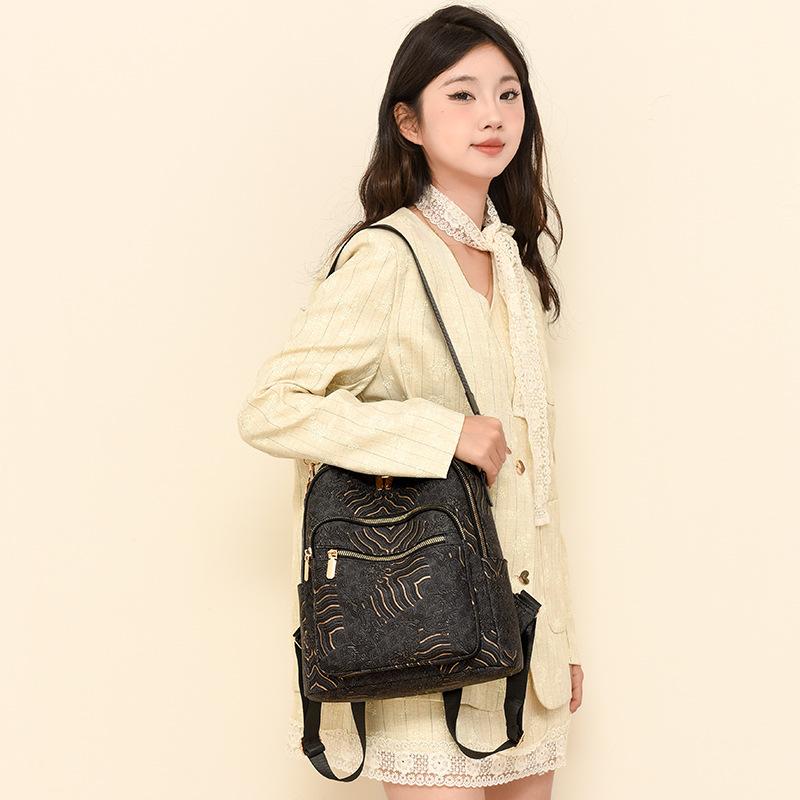 Fashionable Bag Women's Bag Chinese-style Single-shoulder Crossbody Backpack Student Schoolbag