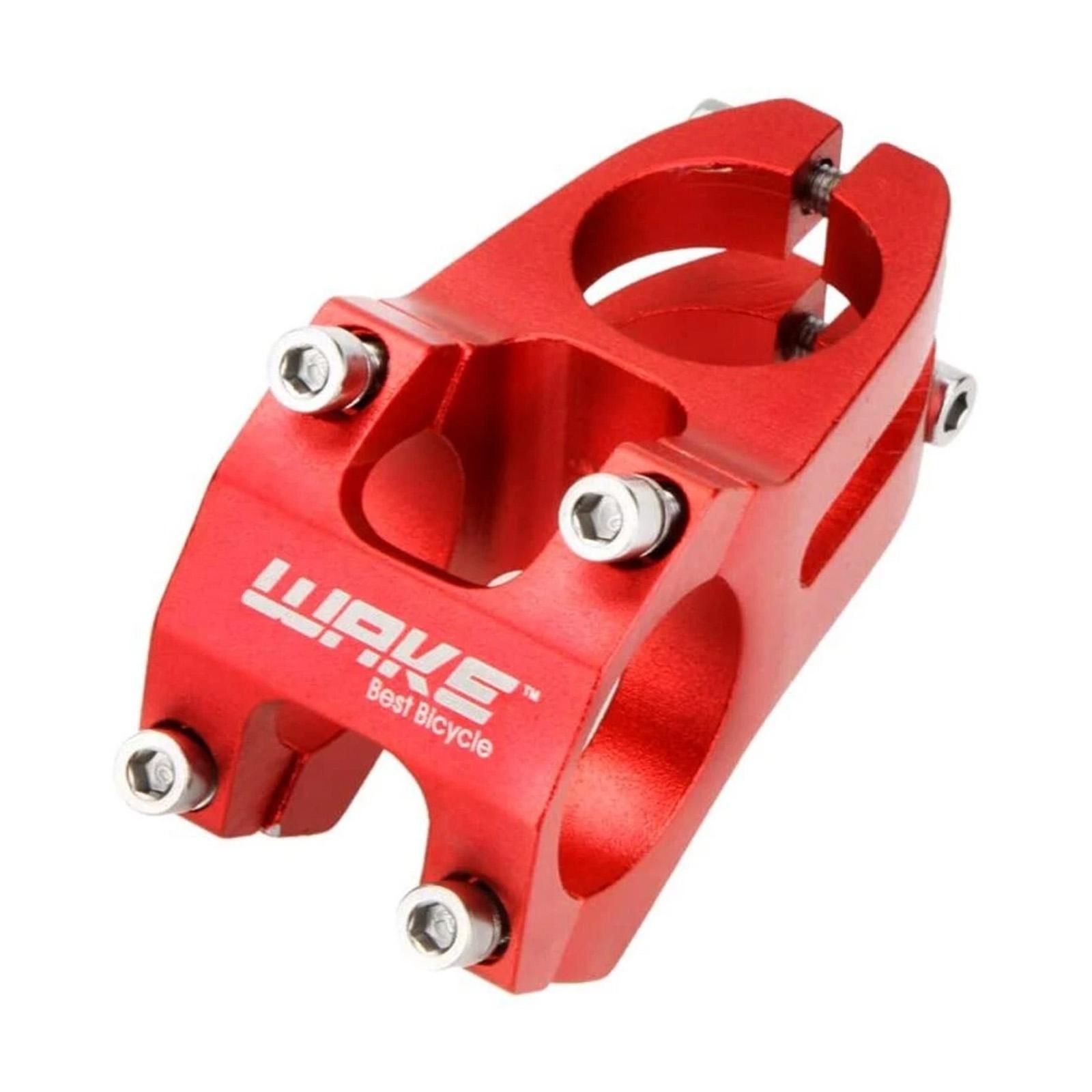 31.8mm Mountain Bike Stem Ultra-Light CNC Aluminum Alloy Bike Stem Short MTB Stem for All Mountain MTB Downhill and Freeride красный