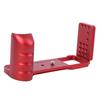 L Quick Release Plate Horizontal Vertical Shooting Handle Base for Fuji GFX 50R CameraRed