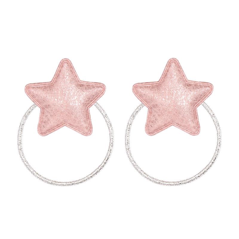 

Эластичная резинка для волос с пайетками в форме пятиконечной звезды для детей – резинка без повреждений -