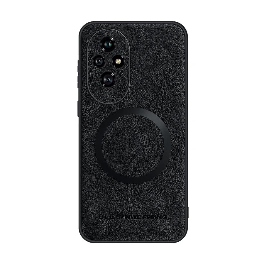 Magnetic Phone Case for Honor Magic 7 6 5 Pro Fuax Leather Cover for Honor 300 200 90 Lite 100 80 70 Pro Leather Protection Case