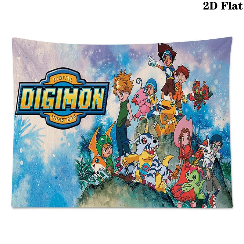 Digimon Pattern Home Decor Tapestry, Wall Hanging, Decorative RV Wall Cloth.NGT0928542