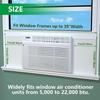 Insulation Side Panels 2 Pieces Window Air Conditioner Insulation Foam Panels Heat And Draft Insulating Tool With Top Sealing