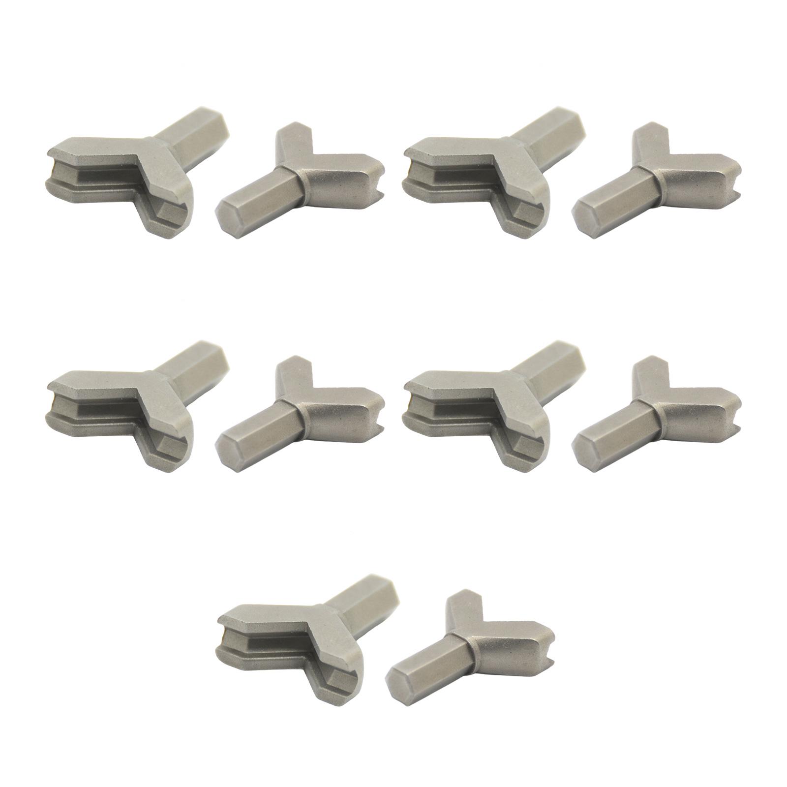 

10Pcs Hooks Driver Y Shape Cup Hook Installer And Remover Power Wing Nut Driver Set Wrench Screw Drill Bit Holder