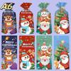50 ks Vánoční sáčky na cukroví Vánoční dekorace Dárková taška Santa Claus Navidad Vánoční dárkové tašky Vánoční sáček na balení sušenek