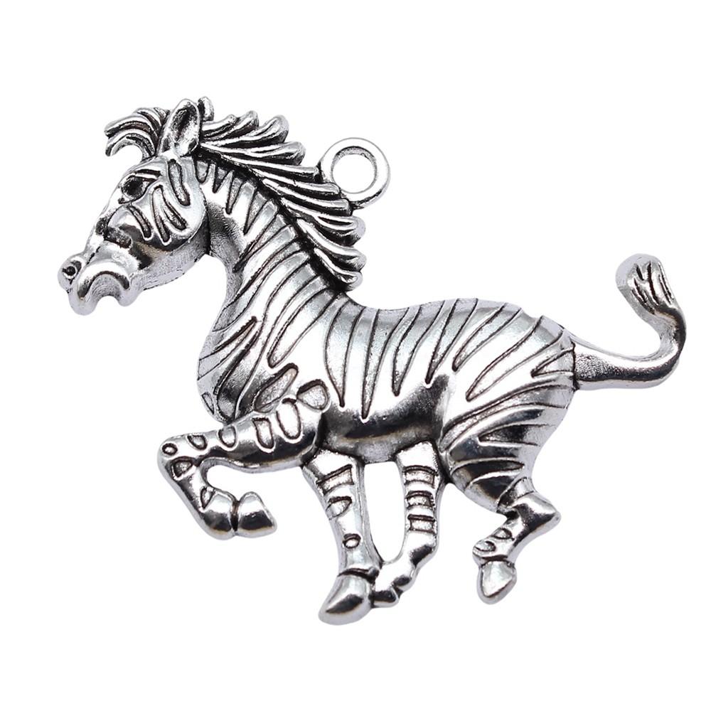 Antique Horse Pendants Metal Animal Charms For DIY Jewelry Handmade Craft Supplies