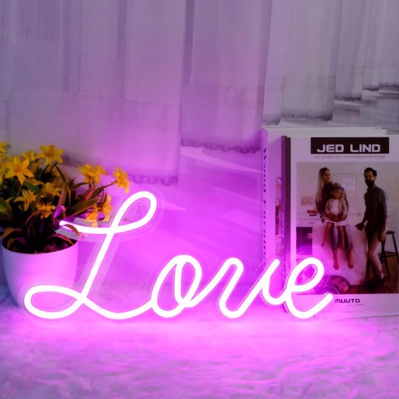 Better Together Neon Wedding Confession Light - Flexible Luminous Letters for Party Atmosphere