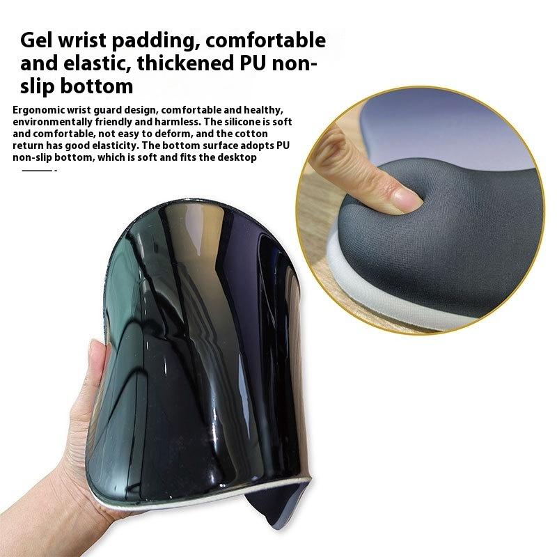 Gradient Ergonomics Mouse Pad Comfortable Wrist Support Non Slip Mice Mat Soft Mousepad Wrist Rest Computer Silicone Mouse Pad