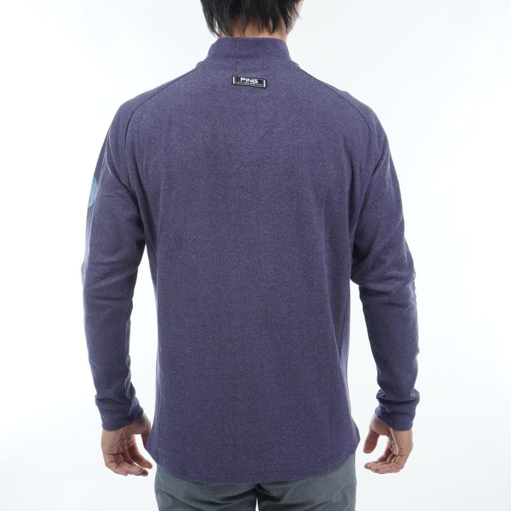 Ping Apparel Men's Long Sleeve High Neck Shirt (All-Way Stretch) / Golf Undershirt / 621-3269003 120_Navy M