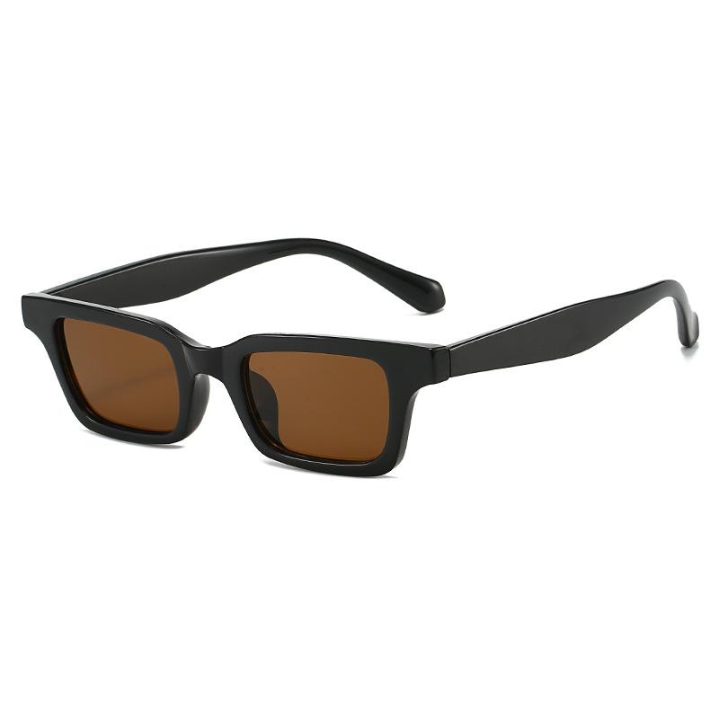 Fashion small frame rectangular outdoor sunshade sunglasses women's high-end street shot sunscreen sunglasses UV