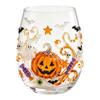 Bicchiere in Vetro 3D di Halloween con Design Festivo per Bevande e Decorazioni delle Feste