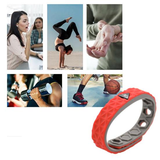 Silicone Bracelet Ultralight Waterproof Non-Fading Adjustable Comfortable to Wear Protective Flexible Unisex Anti-static Silicone Sports Bracelet