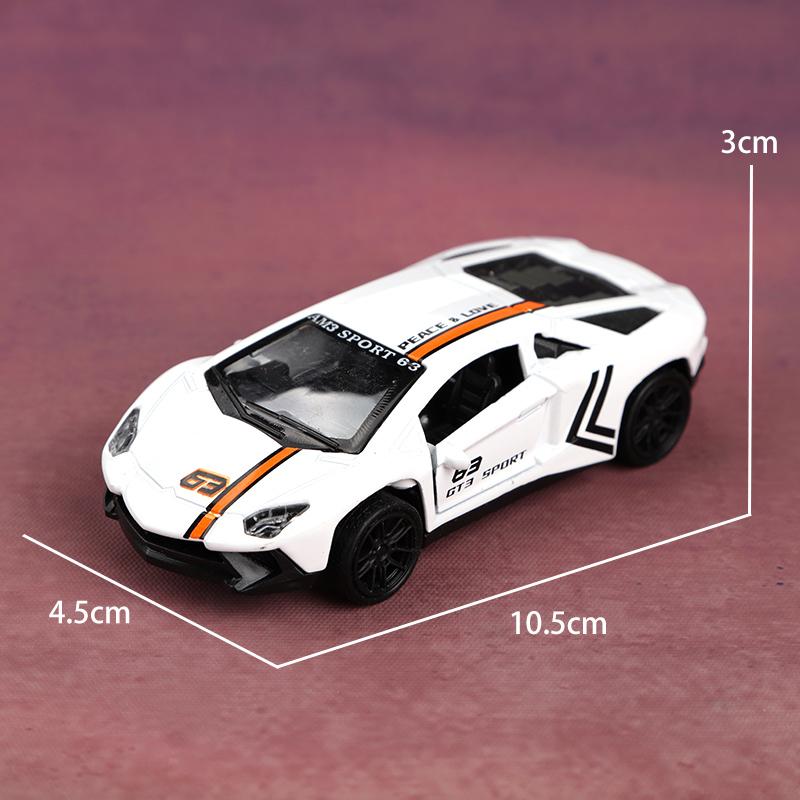(Bagged) 1:43 Scale Racing Car Models, Children's Toys, Super Cool Color Combinations