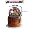 New 32pcs Pizza Game Birthday Party Decoration Include Banner Balloons Cake Topper