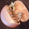 1Pair Butterfly Zircon Headphone Decoration Clips for Personalized Listening Style