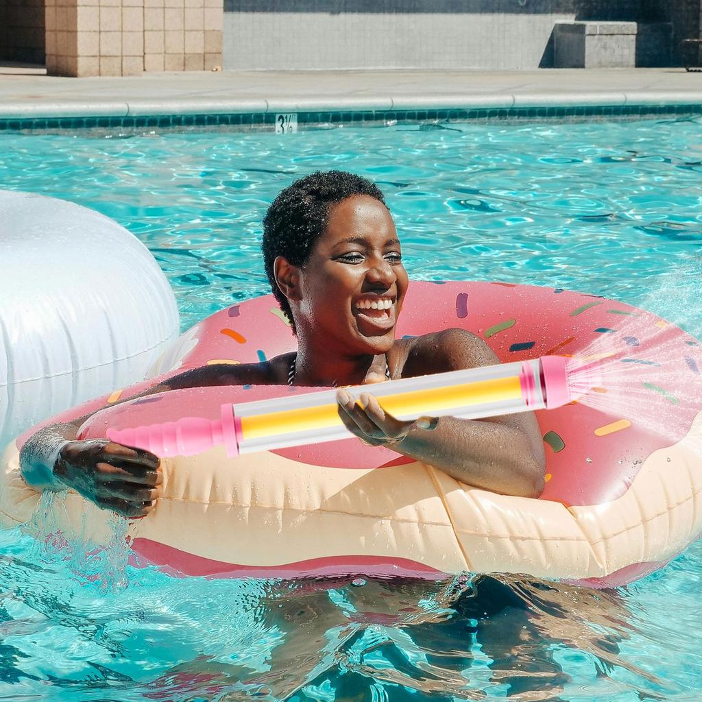 1 Stück Sommer-Feuerwerk-Wasserpistole, Perfektes Geschenk für Wasserballon-Schlachten und Strandaktivitäten, Große Zug-Springbrunnen-Wasserpistole