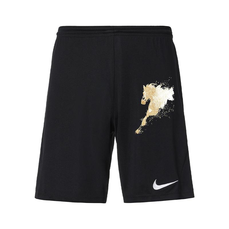 Nike Flowing Gold Quick-Dry Breathable Casual Three-Quarter Sports Shorts Unisex shorts Black BV6855-010(TEAM702-A15) XXL