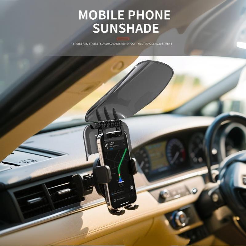 Sun Hat Style Phone Mount Sun Shade Rainproof Universal For Extended Sun Visor Adjustable Creative Riding Gear Outdoor