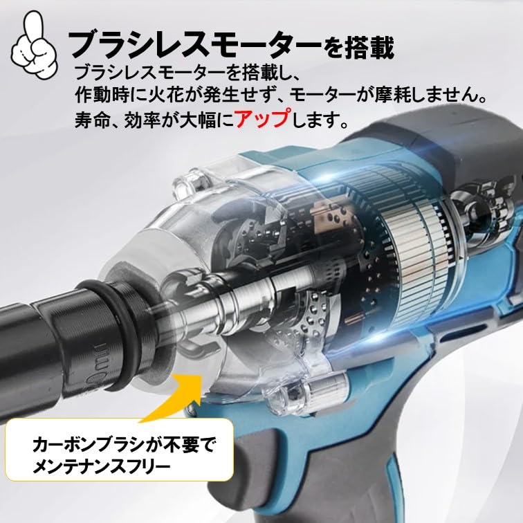 New Model Impact Driver with Brushless Makita 18V Tire Makita Electric Electric Furniture Main Unit Only Motor, Compatible, Cordless, Rechargeable,