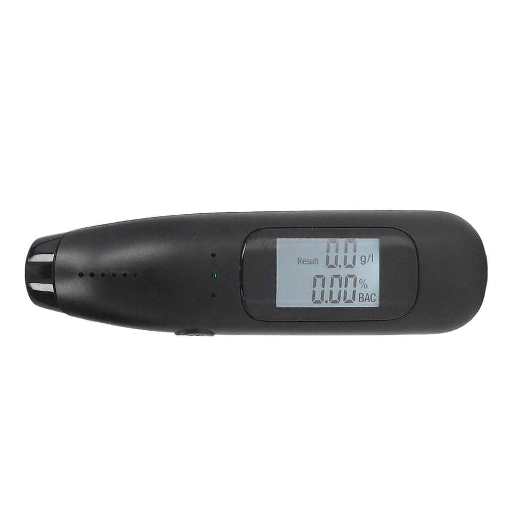 Alcohol Tester DC5V 1A Blowing Type High Accuracy Portable Alcohol Breathalyzer Quick Check
