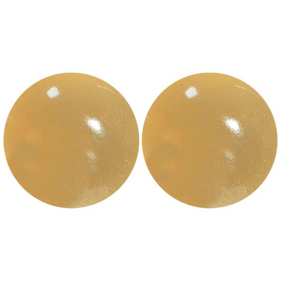 1/2Pcs Coconut Oil Stress Ball Slow Rising Stress Relief Ball Squeeze Toy Reusable Stretchy Decompression Clear Ball Sensory Toy