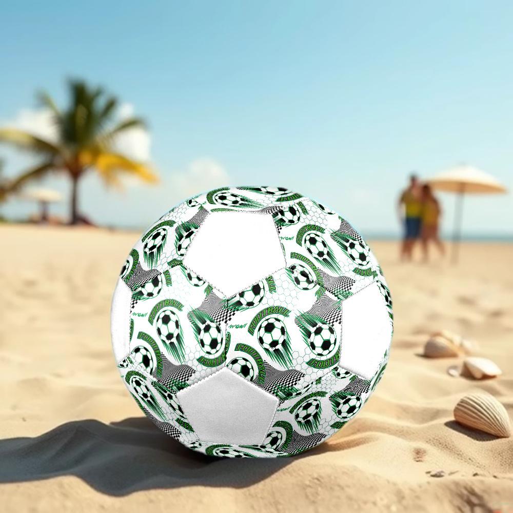 1pc Soccer Ball Soccer Ball Size 5 Football Machine Sewn Indoor/Outdoor Universal Football Q1