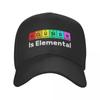 Inklusion ist elementar LGBT-Flagge Gay PrideCap Baseballmütze Designer-Mütze Mütze männlich benutzerdefinierte Mütze Unisex Golfbekleidung Damen