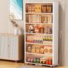 Light Luxury Multi-layer Transparent Storage Cabinet for Toys and Household Use