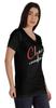 Inkmeso V-Neck Chaos Coordination Tshirt Tops For Mom Graphic Print Women