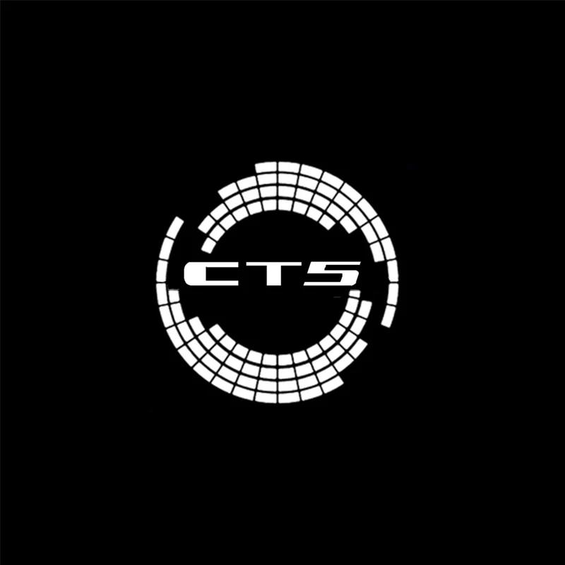 Cadillac CT5 Door Welcome Light HD Projector Lamp Car Door Courtesy Lights For Cadillac CT5 2020 Auto Exterior Accessories