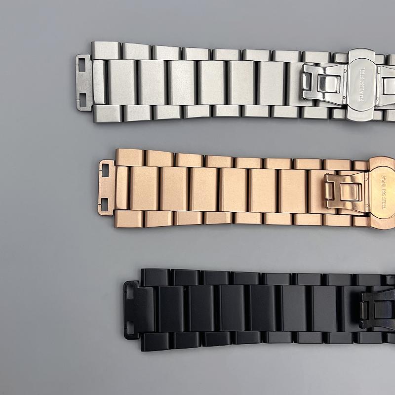 27*19mm Edelstahlarmband Silber für Hublot Uhrenarmband Armband Big Bang Classic Fusion Serie Herren Damen Uhrenarmbänder