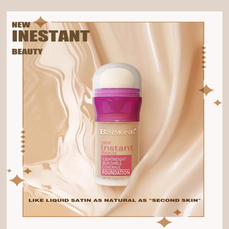 Bsimone Facial Concealer Sponge Head Matte Liquid Foundation Makeup Oil Control Long Lasting Bb Cream Waterproof Brighten