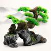 Harz Aquarium Felsenhöhle Figur Fischtanks Landschaftszubehör für Büro Desktop Landschaftsdekorationen Heimdekor