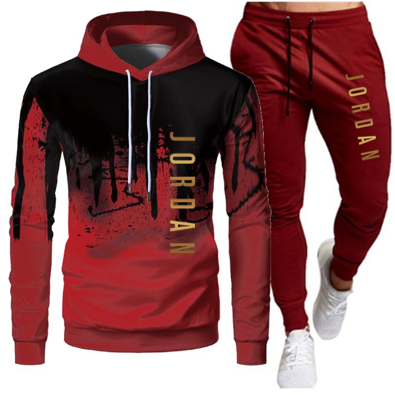 Tuta da ginnastica Da Uomo Set Invernali Felpe con Cappuccio Pantaloni 2  Pezzi Set+ Running Felpa Uomo Marca Felpa Sport Joggers Pantaloni Felpa  Uomo Uomo acquista in modo economico — spedizione gratuita,