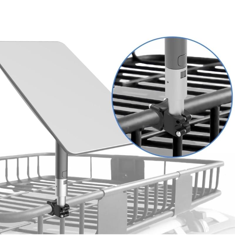 Ladder Mount 0.8-1.17'' Installation Range Mount for Roof/SUV/Outdoor Aluminum Mount