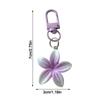 Cute Resin Flower Keychain Colorful Car Key Ring Floral Backpack Hanging Decoration