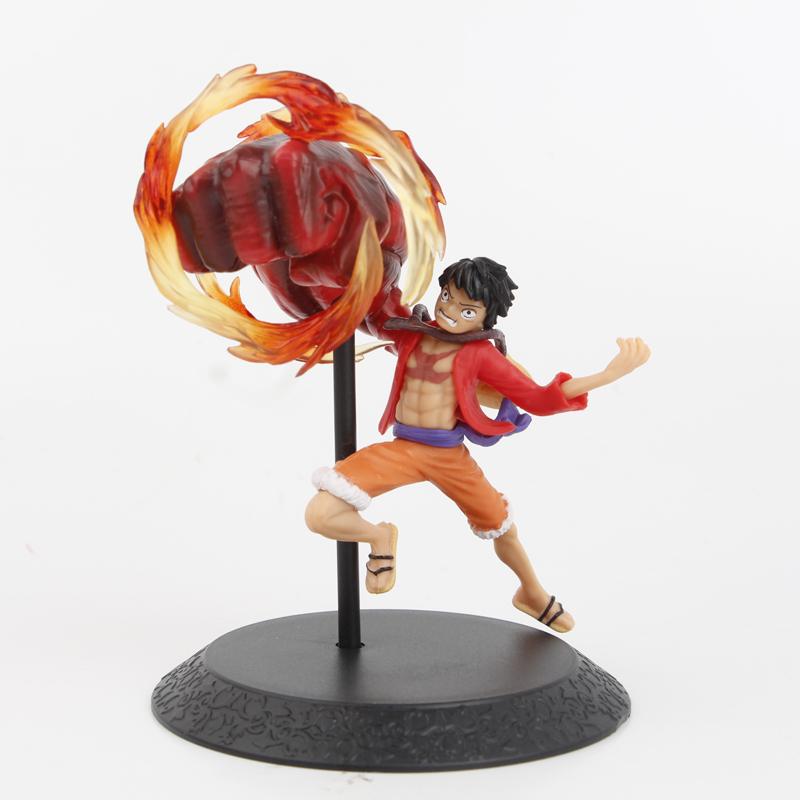 4pcs/set One Pie Nika Luffy Figures Pvc Model Toys 6.5-10cm