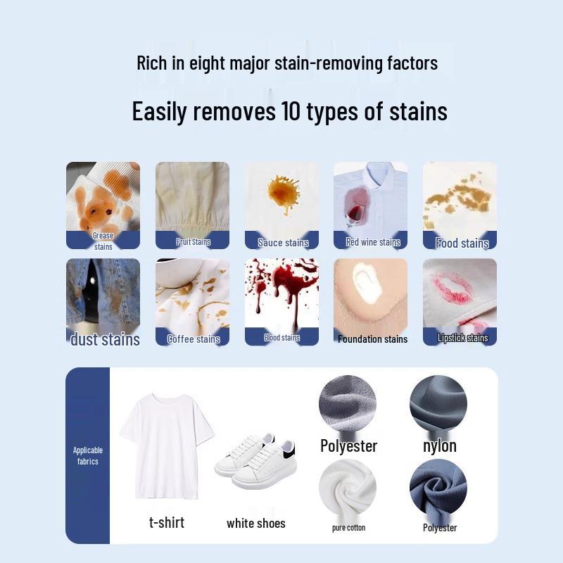 Stain Remover Wipes: Oil-Free, Hand-Free, Individually Packaged for Easy Carrying