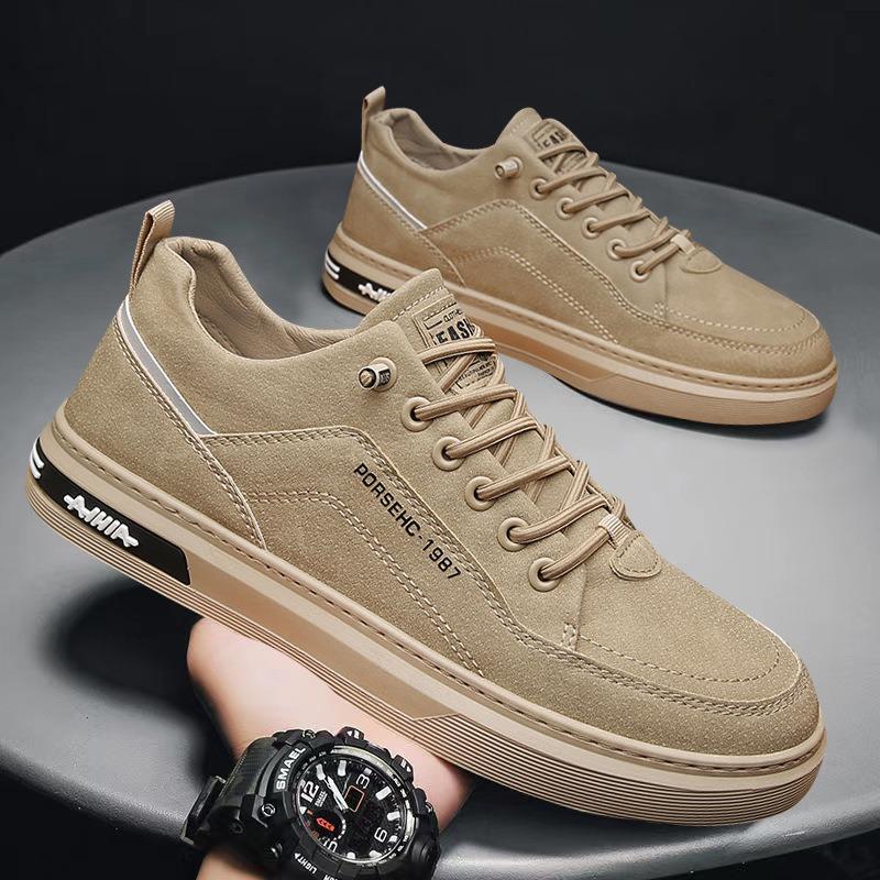 Labor Insurance Men's Shoes 2 New Autumn and Winter Men's Board Shoes Sports Leisure Waterproof, Non-slip and Wear-resistant Work Shoes