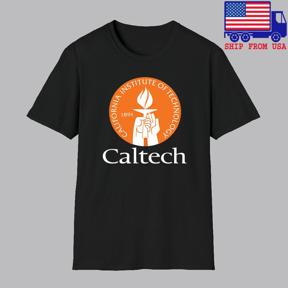 California Institute of Technology Caltech University Black Size S5XL Unisex T-Shirt XXXL