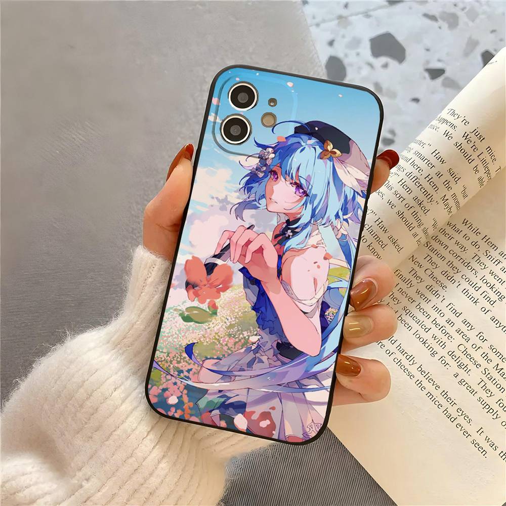 Griseo Animated Game H-Honkai Impact 3rd Phone Case For IPhone 17 Air 16 15 14 13 Pro Max 11 12 Black Silicone Cover