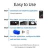 1pc Mini Elm327 Bluetooth OBD2 Car Diagnostic-Tool Scanner Elm-327 OBDII Adapter Auto Diagnostic Tool