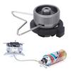 Camping Grill Gas Stove Adapter Aluminum Alloy Butane Gas Stove Adapter with Bracket IPB Converter