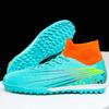 Summer high top soccer cleats teen adult competition training long spikes and broken spikes soccer cleats